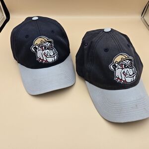 Navy and Gray BullDog Cap [Used] Sml/med